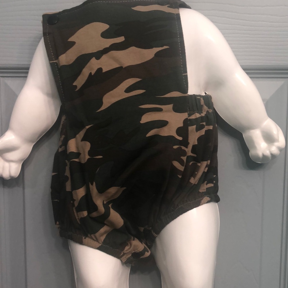 Camo overalls